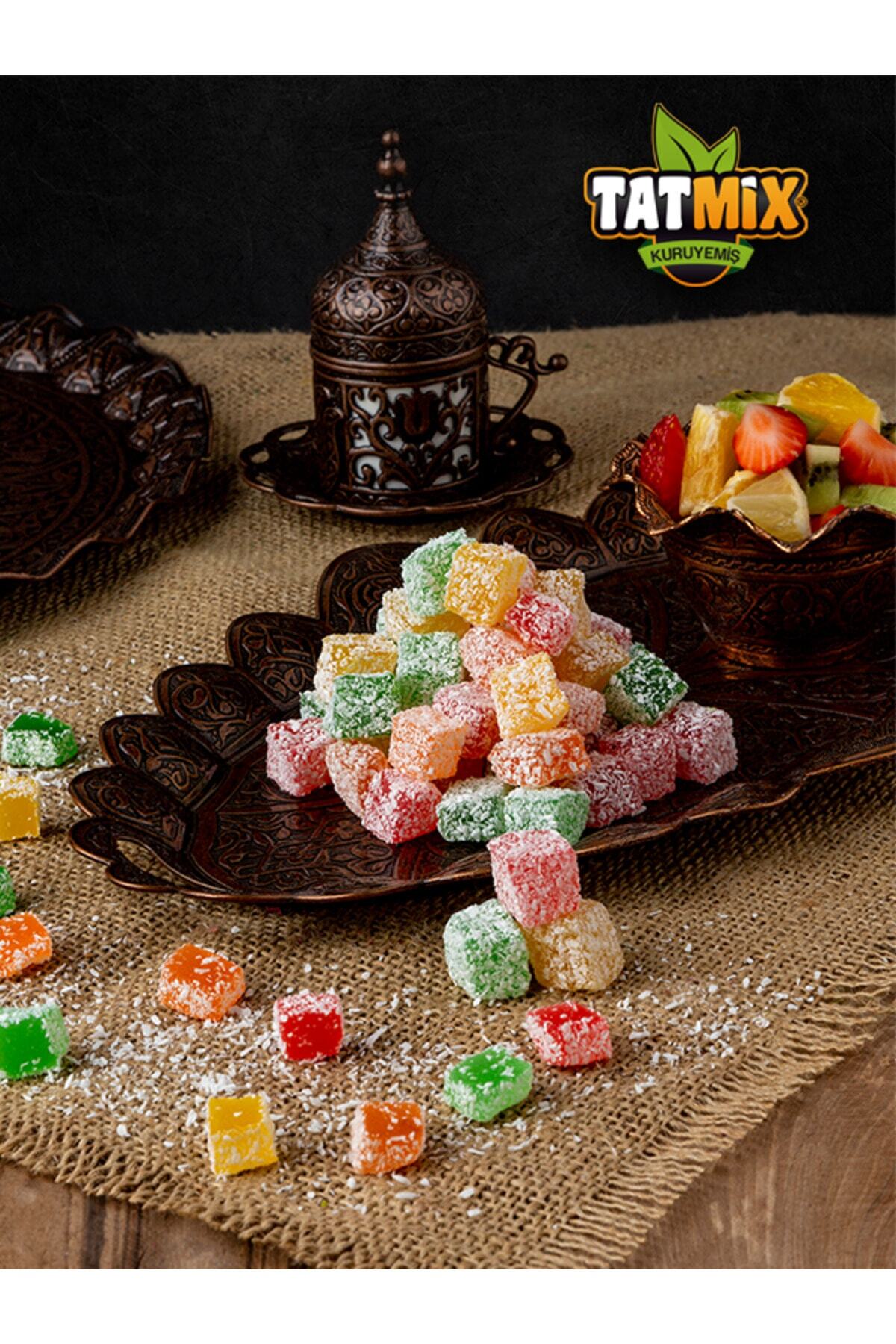 Genel Markalar Fruit Flavored Mini Turkish Delight Coconut 1kg - MALLTURK