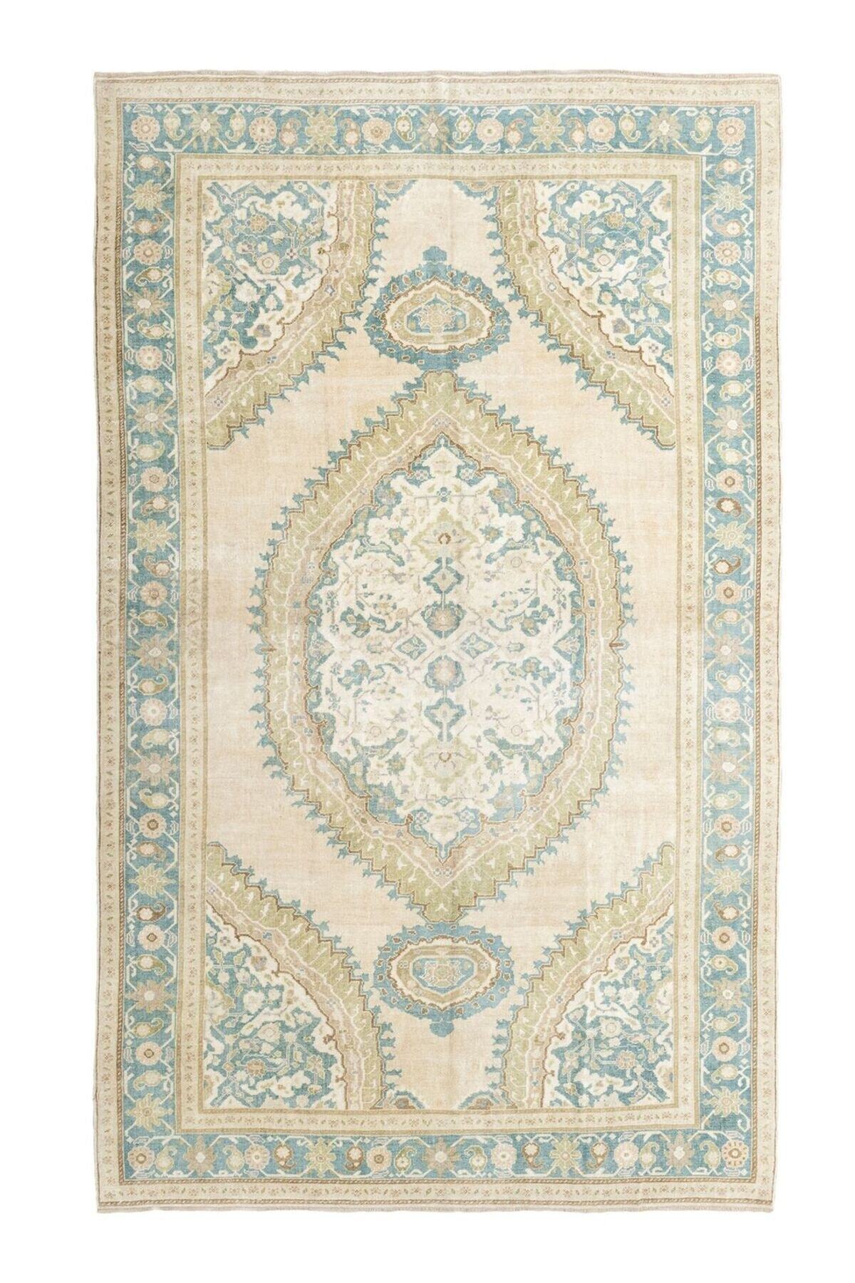 Soho Antiq Balki Madalyon Pattern Hand-Woven Wool Rug 219x359 cm - MALLTURK