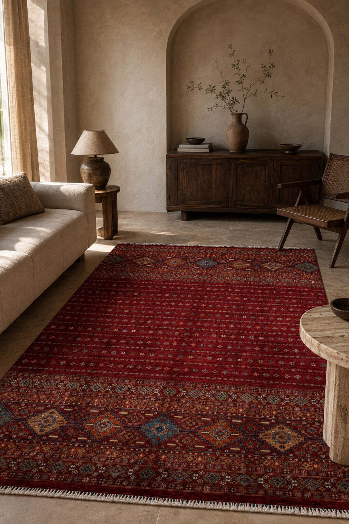 Naar Rug SHB Afgan Orjin Hand-Woven Wool Rug 206x310 - MALLTURK