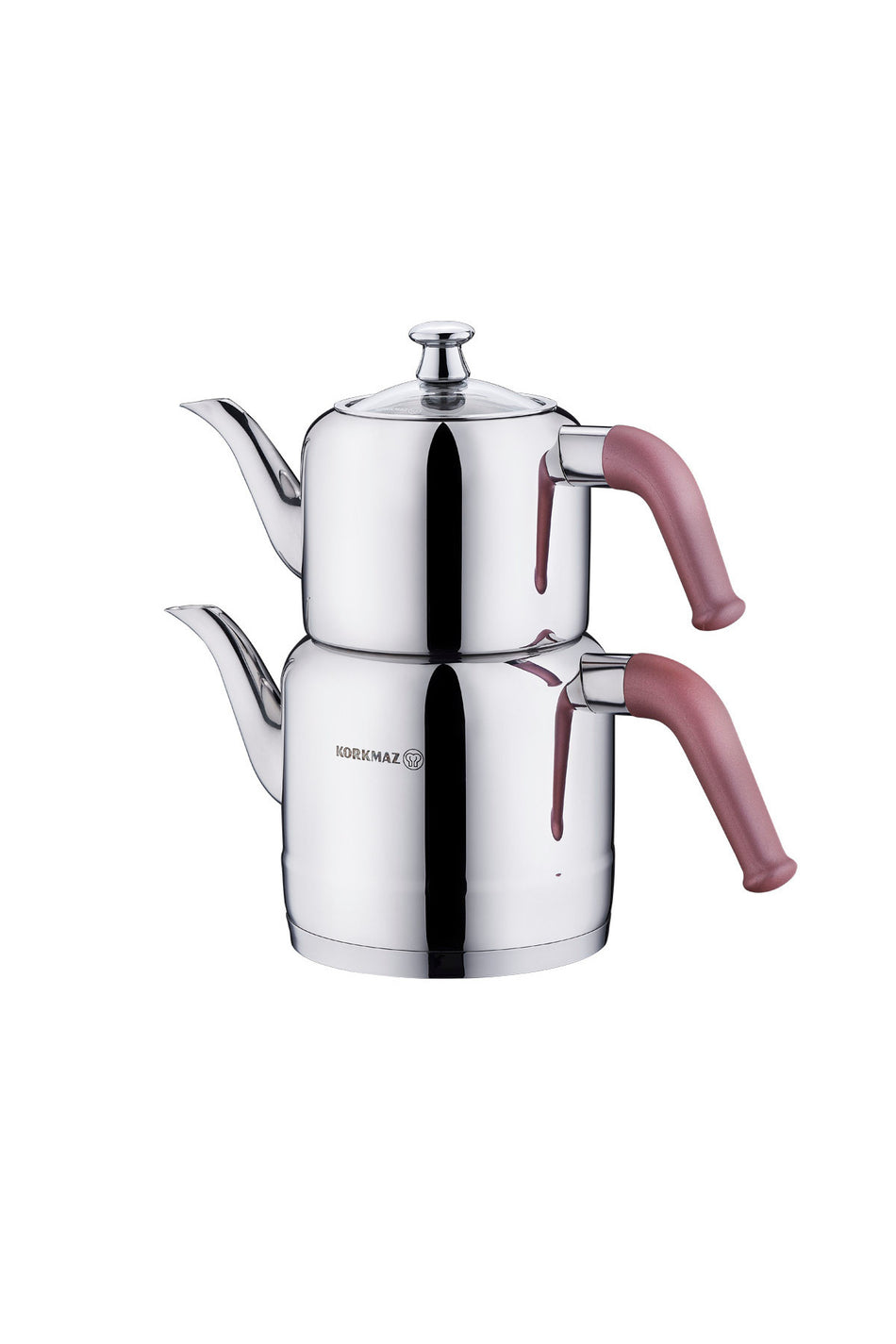 KORKMAZ Riva Rosa Gold Teapot Set 1.9 lt A189-01 - MALLTURK