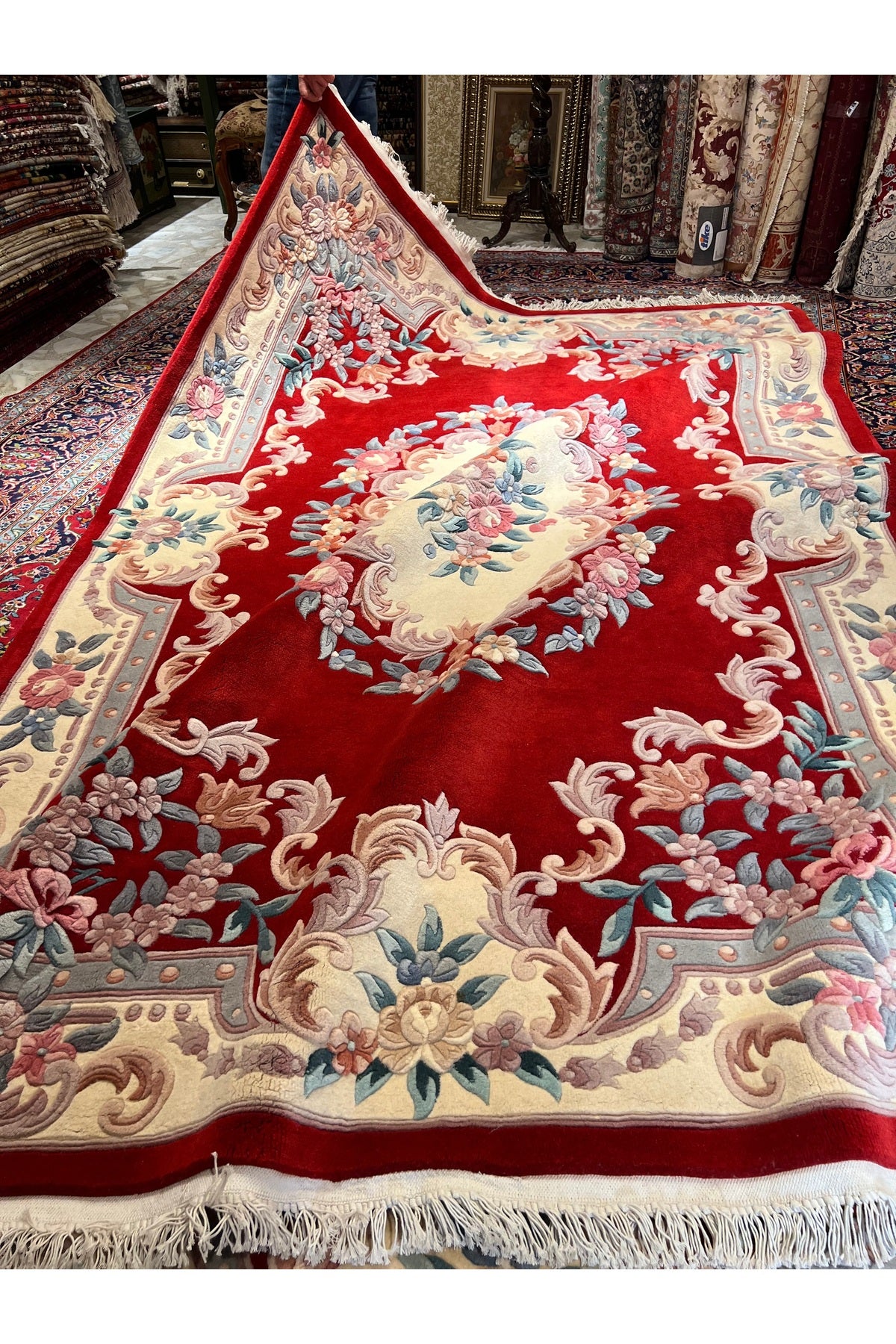 RD RAMAZAN DAG Hand Rug Art Hand-Woven Embossed Chinese Rug Premium Quality Size 300x200 - MALLTURK