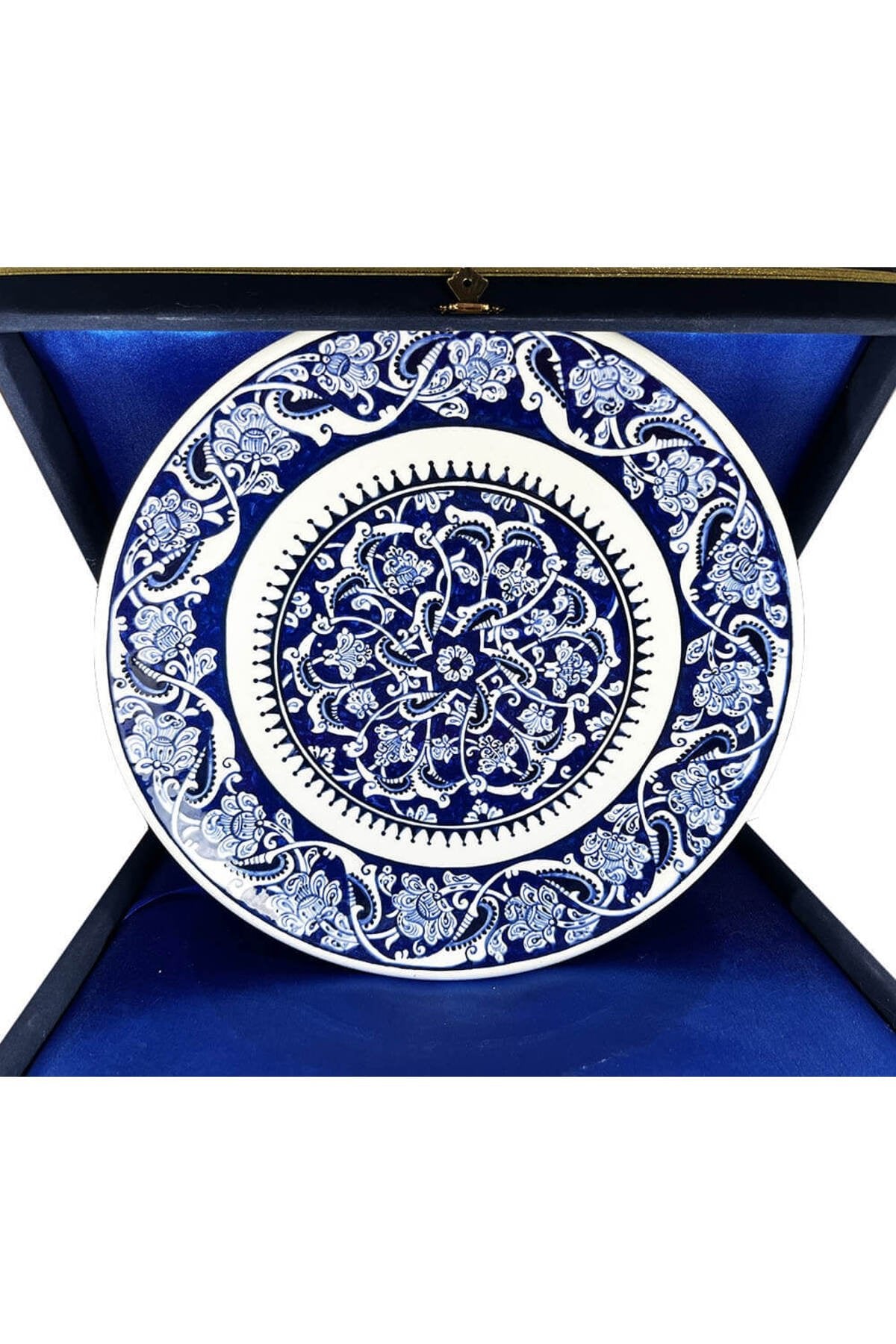 Cini Evi Acilis Toren Gift Halic Iznik Tile Plate - MALLTURK