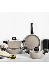 Karaca Biogranit Grey New 7 Piece Cookware Set