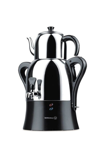 KORKMAZ Tea Lover Stainless Steel Teapot Black A341-04 - MALLTURK