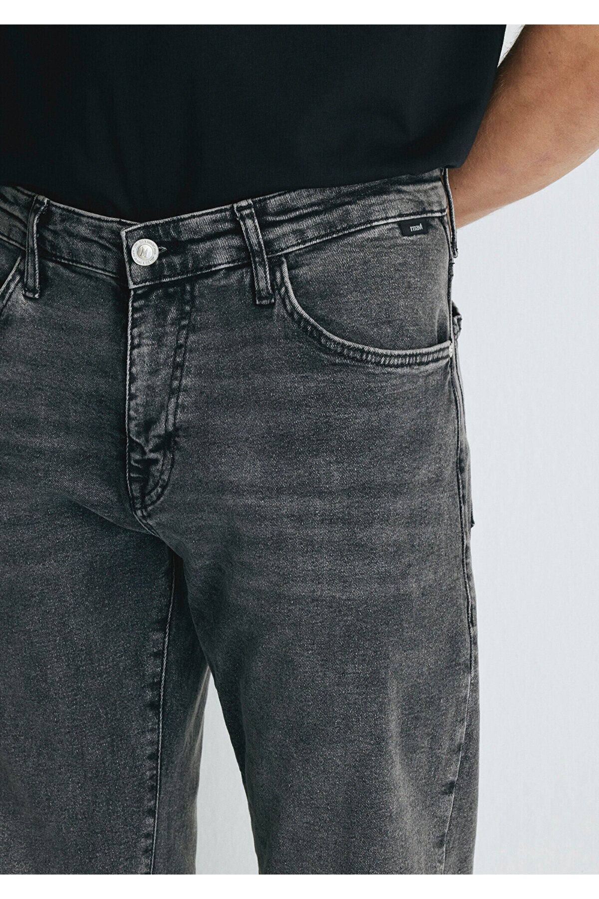 Mavi Milan College Shaded Dark Grey Jeans 0081085201 - MALLTURK