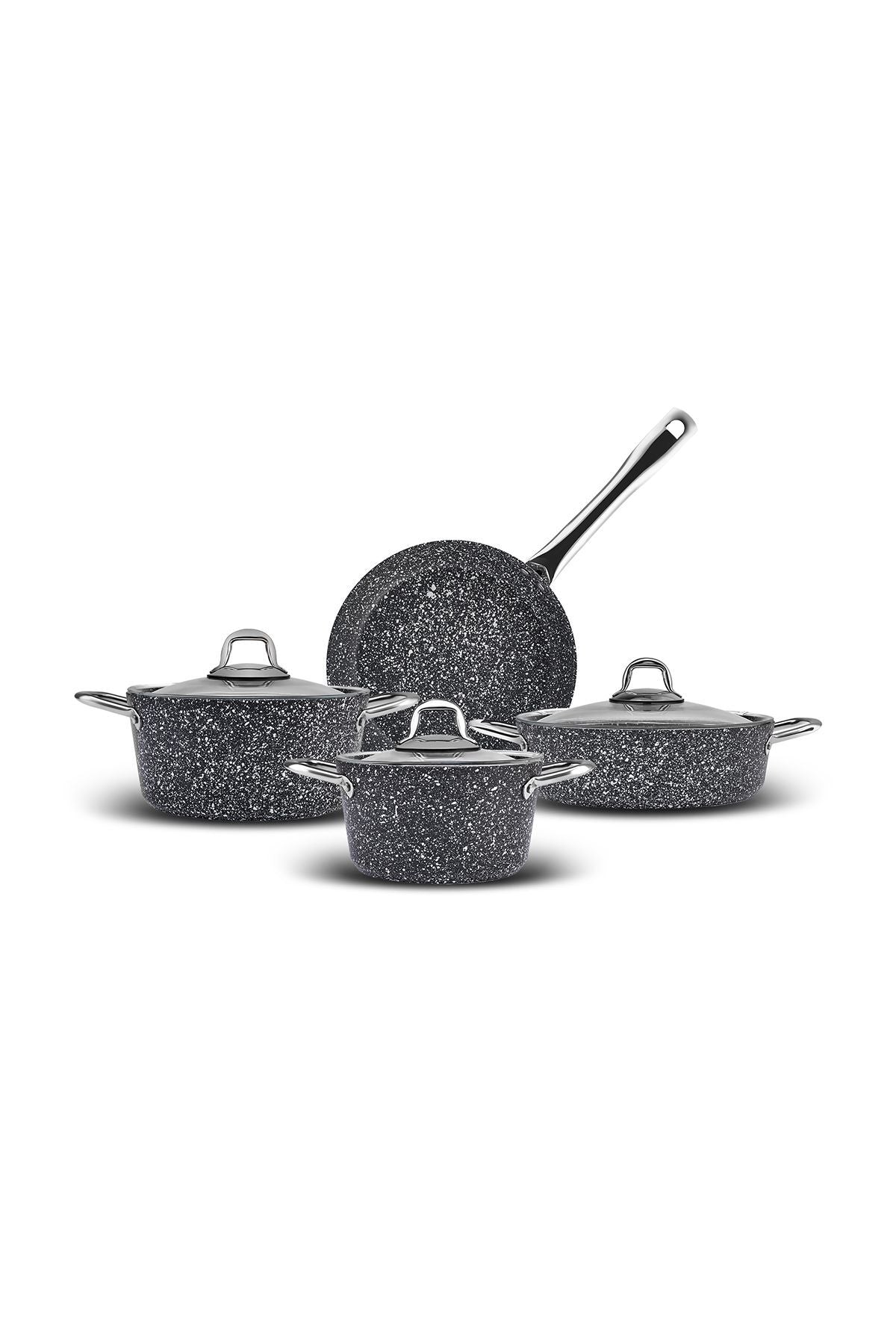 Karaca Biogranit Stone 7 Piece Cookware Set