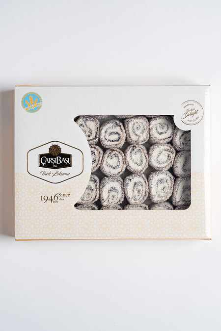 carsibasi Gluten Free Cocoa Rolled Turkish Delight 900 g - MALLTURK