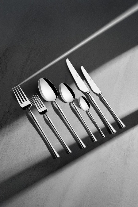 Nehir marbella Plain 12 Place Setting 84 Piece Boxed Flatware Set - MALLTURK