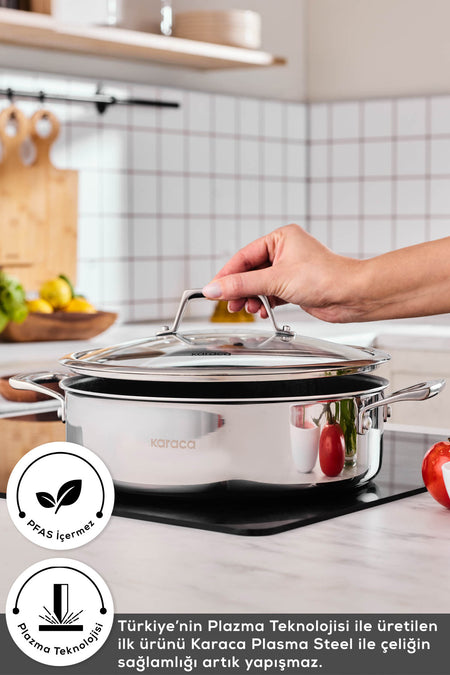 Karaca Plasma 3Ply Nonstick Saute Pan