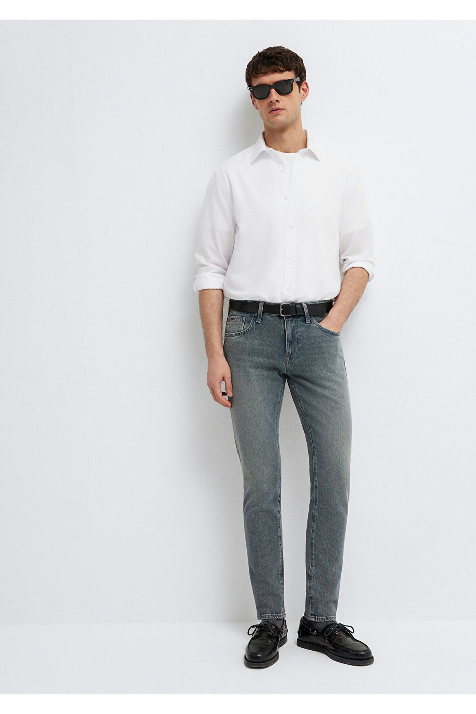 Mavi M00424A3972 James Edition Misty Jeans Men's Denim Trousers GRAY - MALLTURK