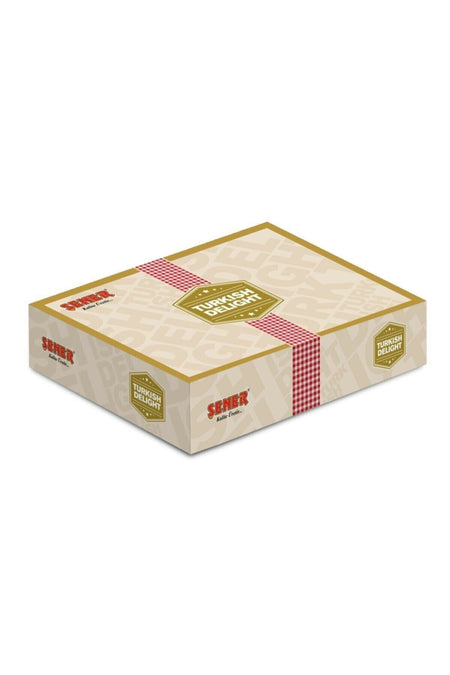 Sener Glucose Free Turkish Delight 1 kg Hazelnut Turkish Delight Coconut Turkish Delight Snack - MALLTURK