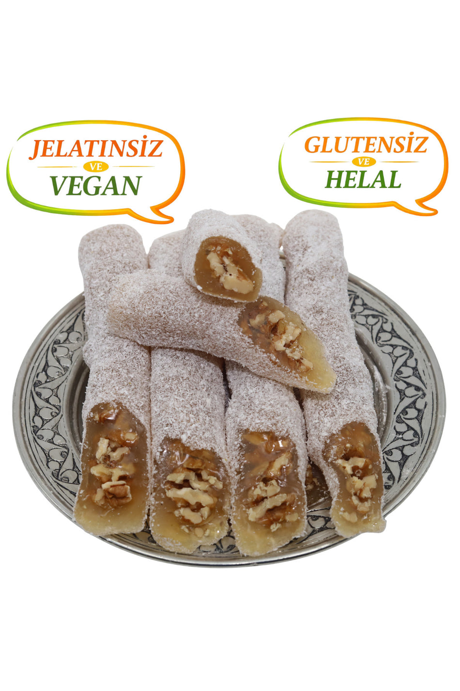 DOGANLAR gida Walnut batirma 1000 g jelatinsiz dogal helal Vegan Gluten Free - MALLTURK