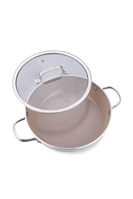 KORKMAZ Nea Sera Vanilya Shallow Pot