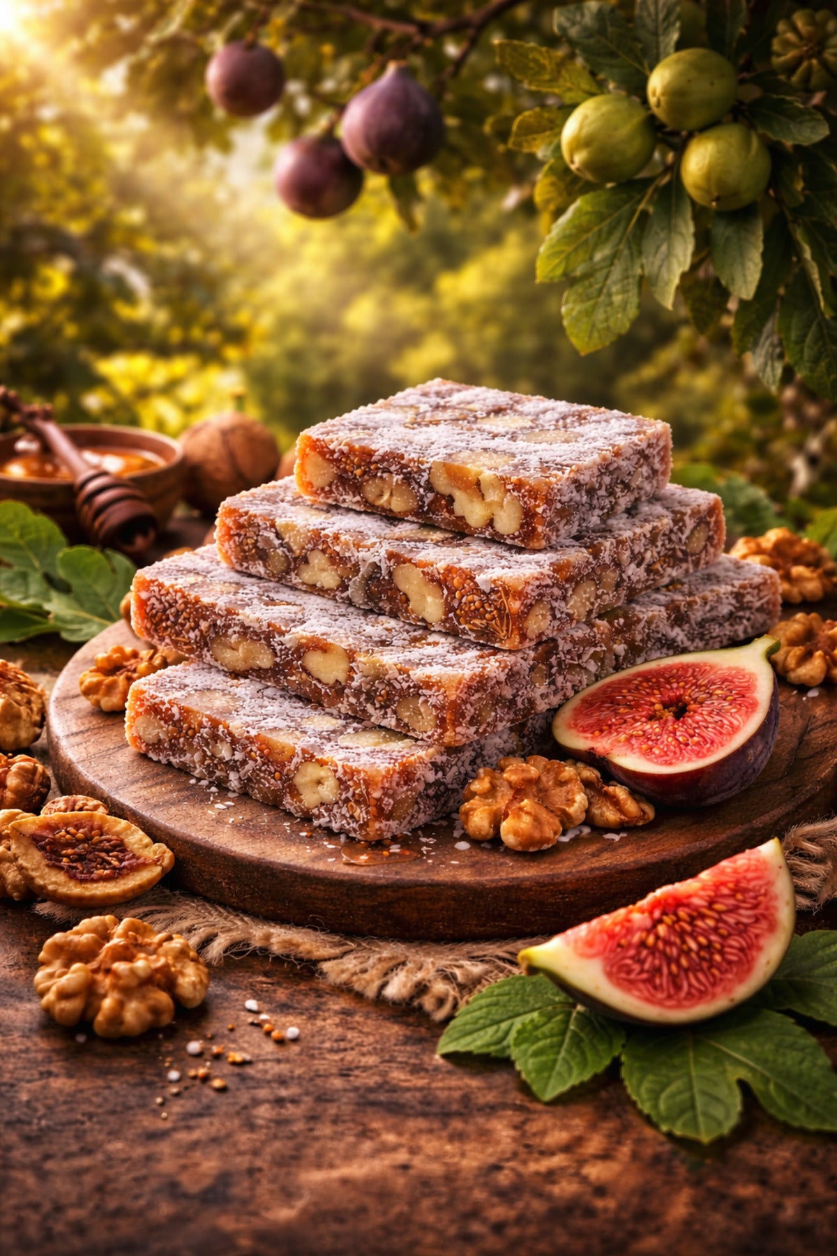 tropikoo dogal incirli and bol Walnut Turkish Delight 400 g Glucose Free katkisiz - MALLTURK