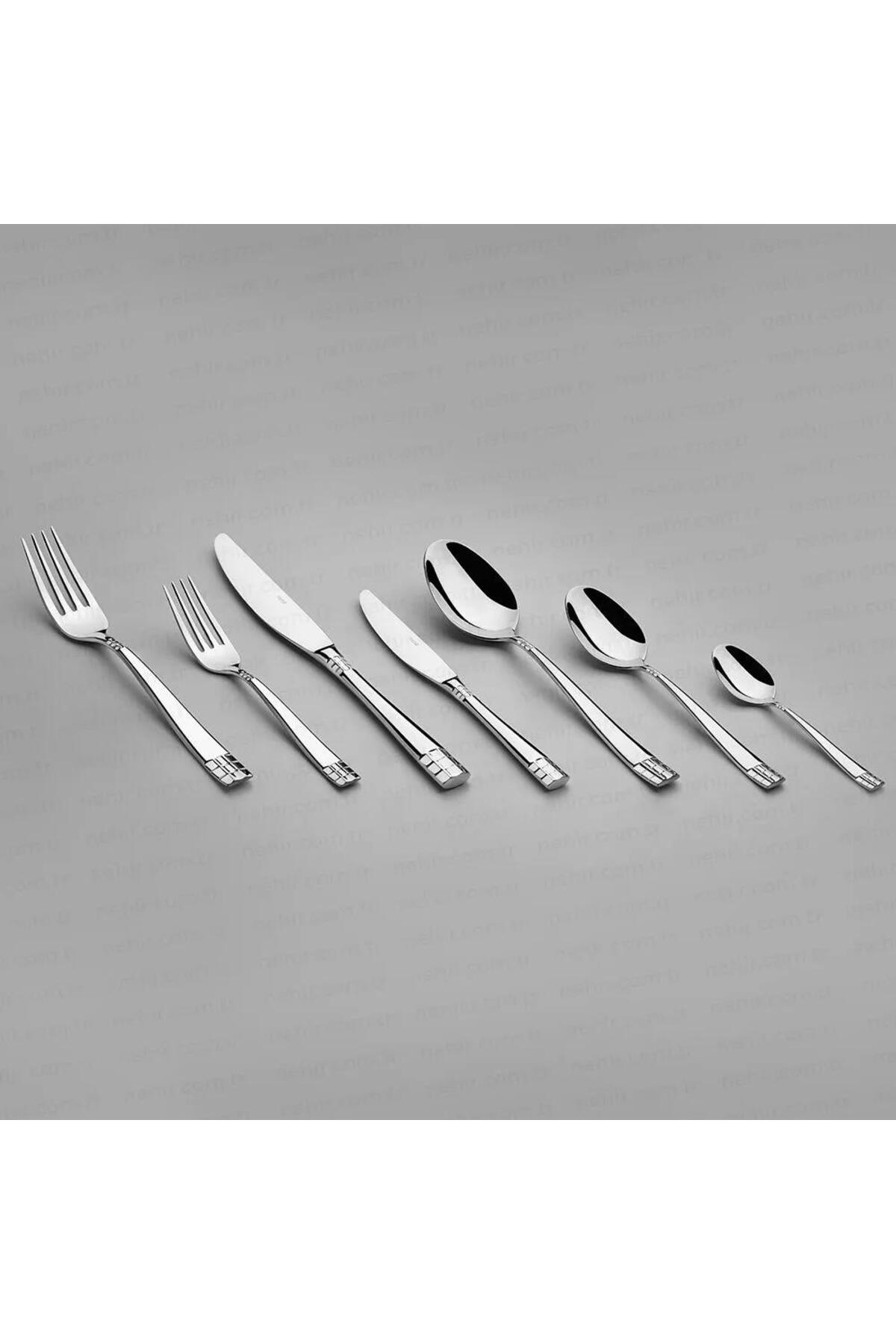 Nehir didim 36 Piece Flatware Set Flatware Set 18 10 Stainless Steel - MALLTURK