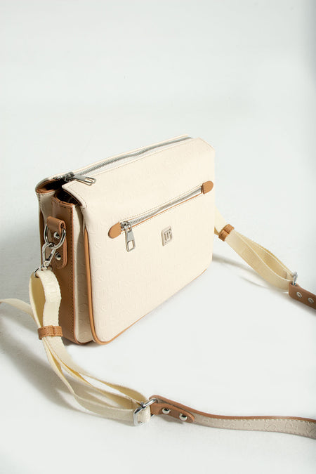 Just Polo Women's Beige Shoulder Bag - MALLTURK