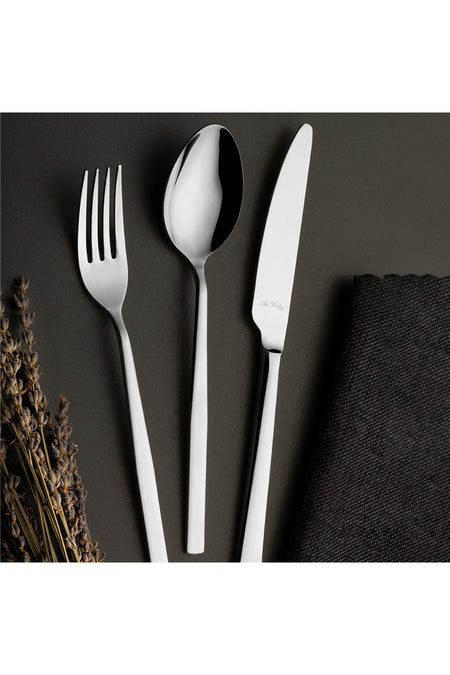 Aryildiz blanca Plain 24 Piece 6 Place Setting Flatware Set - MALLTURK