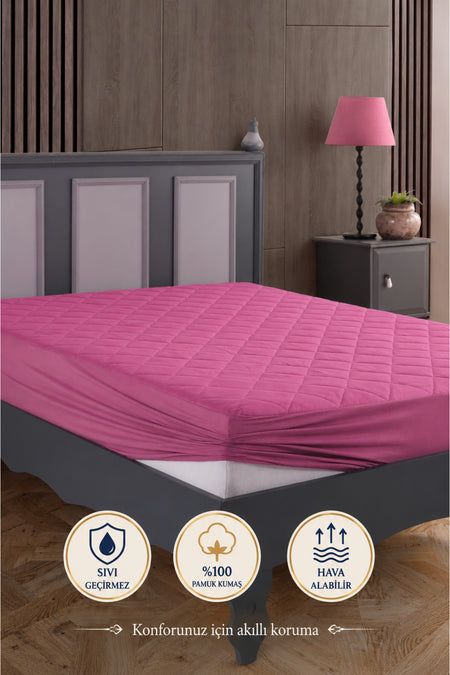 sevilya Waterproof Cotton Quilted Mattress Protector - MALLTURK