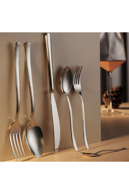 Aryildiz mira 84 Piece 12 Place Setting Flatware Set - MALLTURK