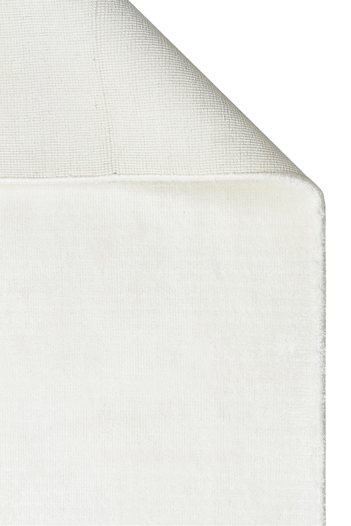 Vog Hali Alure White Handwoven Pure Bamboo Rug Luxury Soft Minimalist Modern Living Room and Lounge Rug - MALLTURK