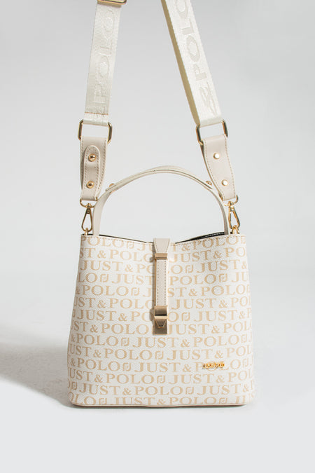 Just Polo Women's Beige Hand and Shoulder Bag 2055 - MALLTURK
