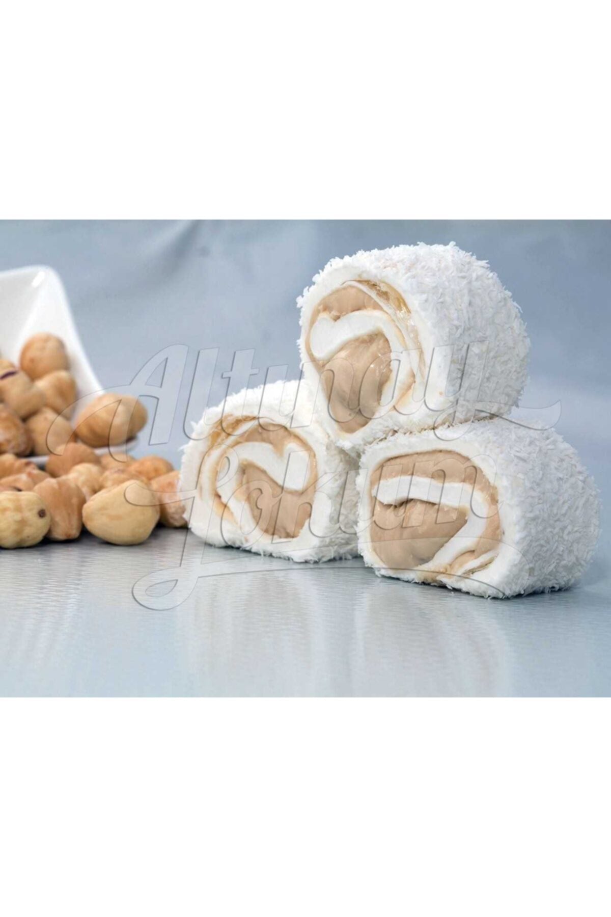 Altinay sekerleme Sultan Style findik ezmeli Hazelnut Turkish Delight 500 g - MALLTURK