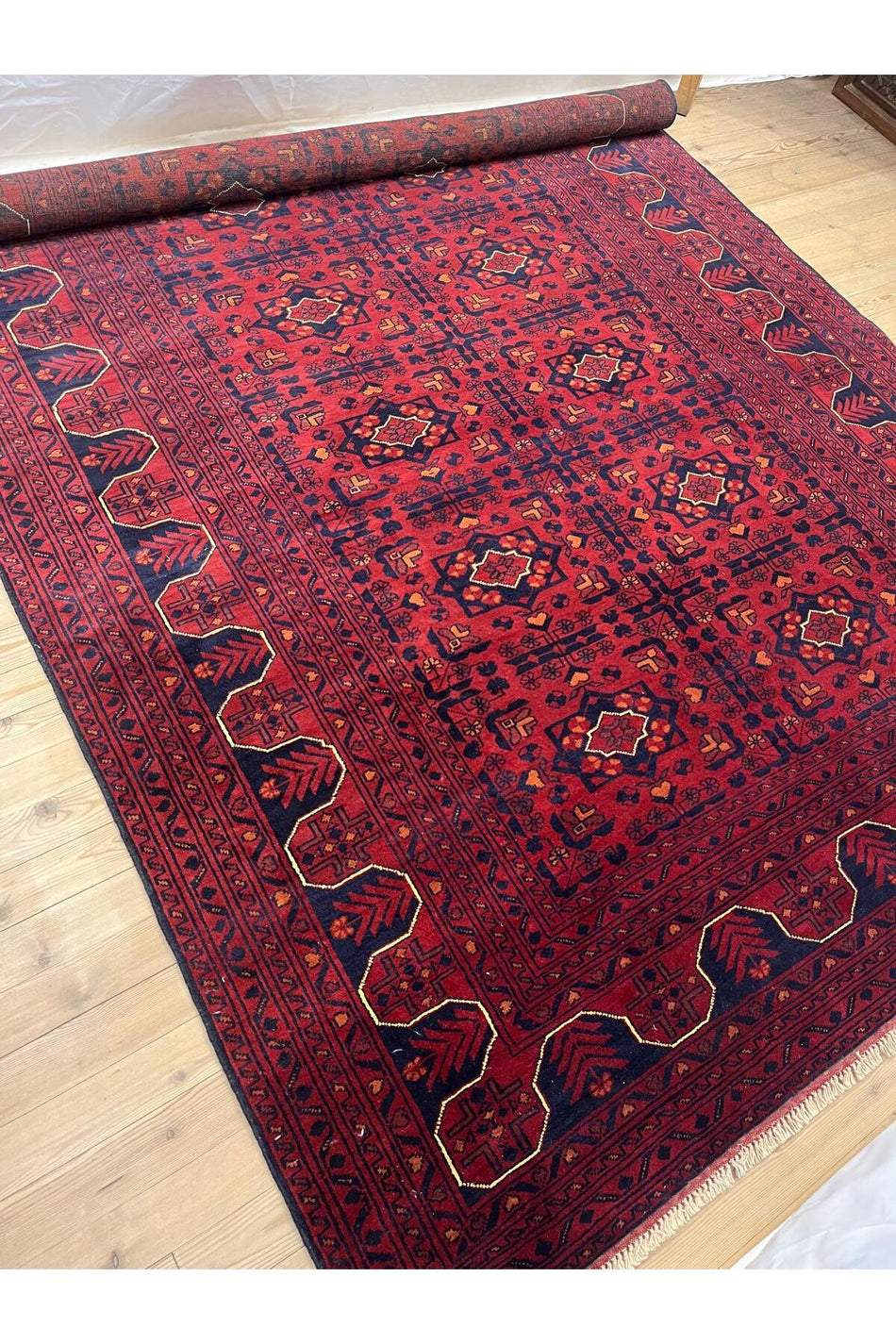 Sirvan Handwoven Afghan Rug - 296 x 206 - MALLTURK
