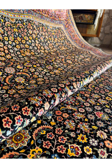 Rustikev Iranian Silk Hereke Rug - MALLTURK