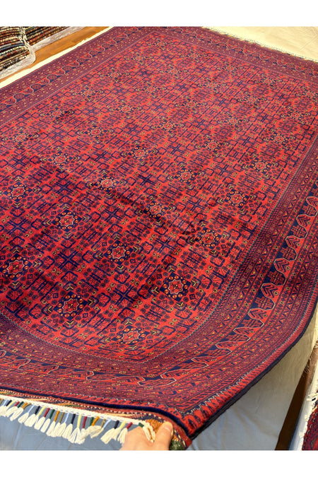 Afgan Rug Hand-Woven 12 Meter Large Living Room Special Offer 100% Wool Natural Dye - MALLTURK