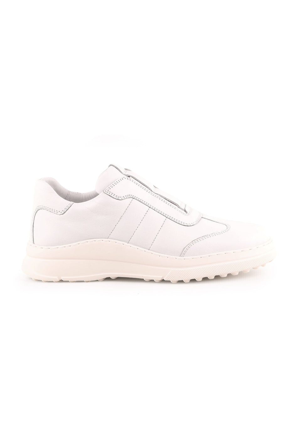 LZ4508 Lässige Damenschuhe aus echtem Leder mit verdecktem Gummizug und dicker Sohle