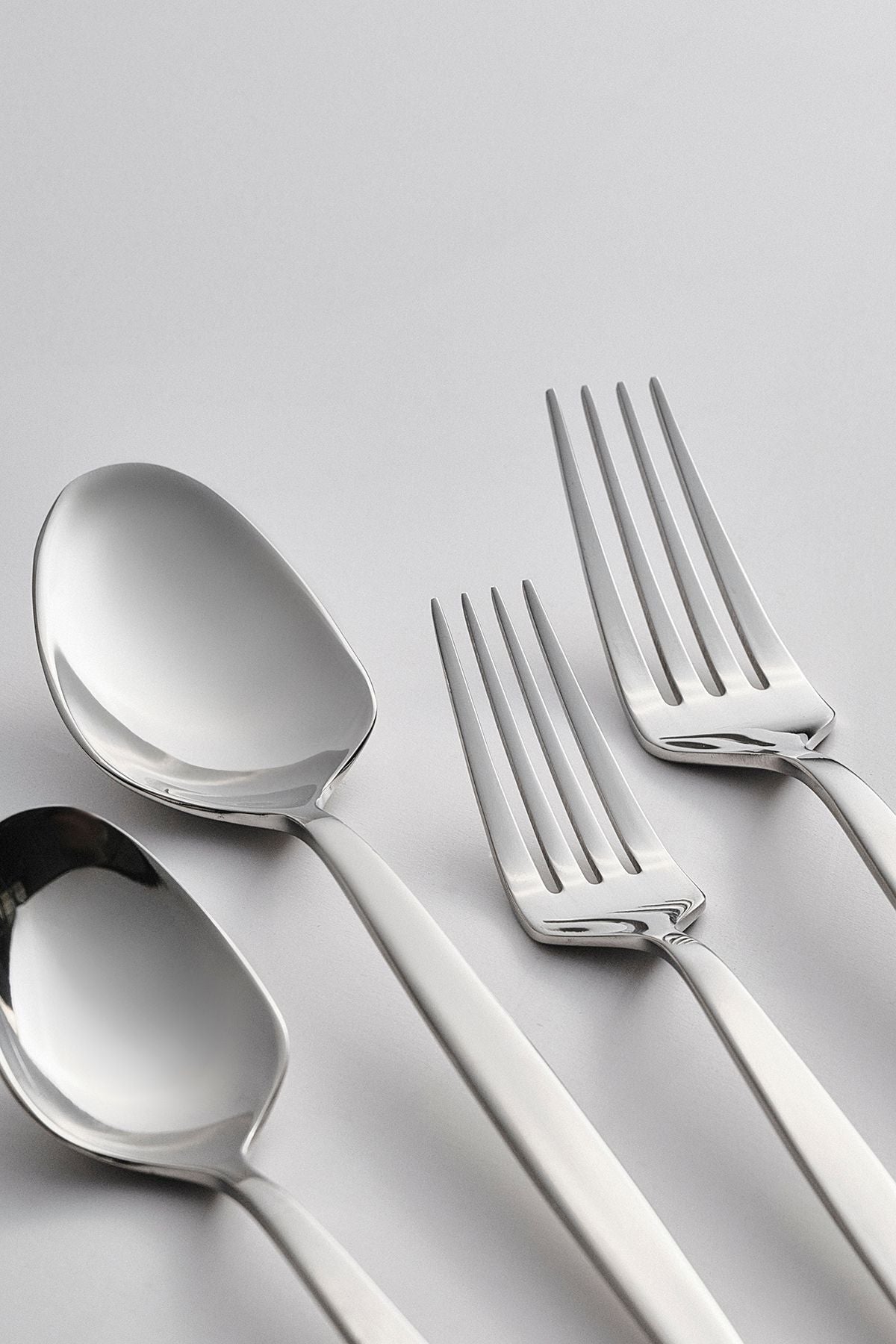 Karaca thor 84 Piece 12 Place Setting elegance Boxed Flatware Set - MALLTURK