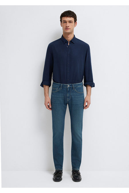 Marcus Pro Dark indigo Mavi Jeans 00351A1735 - MALLTURK