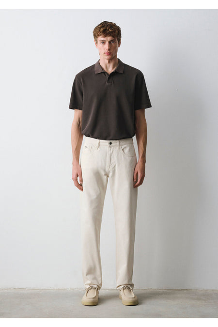 Mavi M0010039 Lisbon Edition Jean Trousers Men's Denim Pants WHiTE - MALLTURK