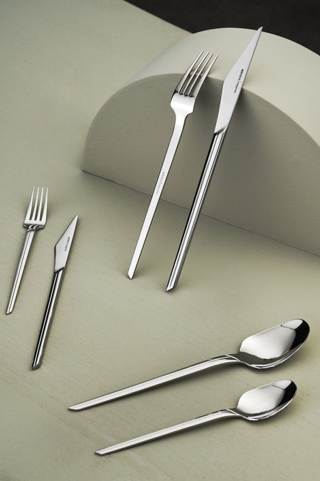 Karaca midway 84 Piece 12 Place Setting Flatware Set - MALLTURK