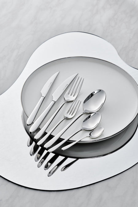 Karaca bellamy 84 Piece 12 Place Setting elegance Boxed Flatware Set - MALLTURK