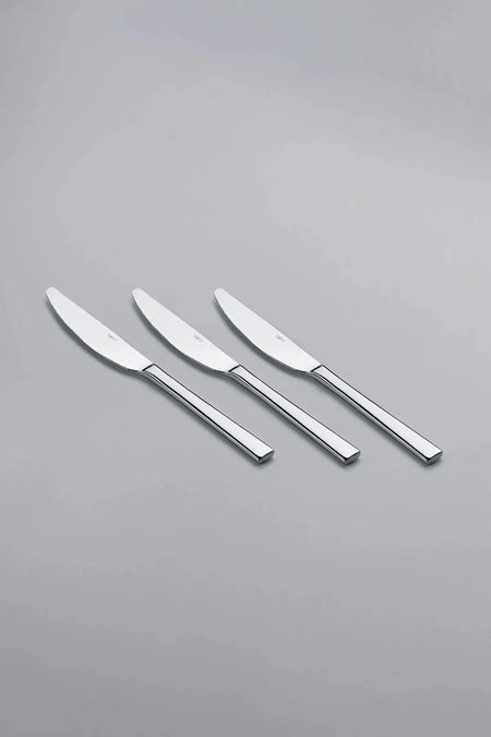 Nehir deniz Dinner Knife 12 Pack yemek Knife 18 10 Stainless Steel - MALLTURK