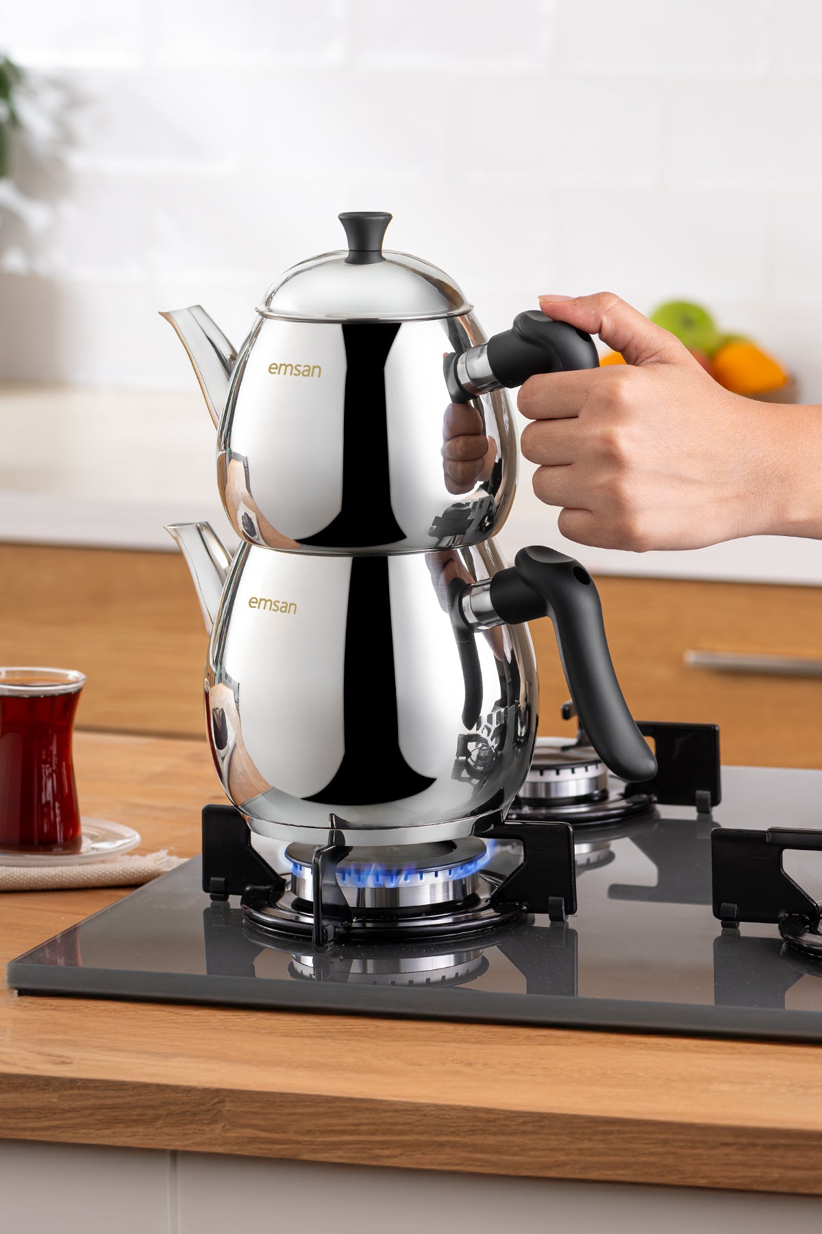 Emsan Damla Midi Teapot - MALLTURK