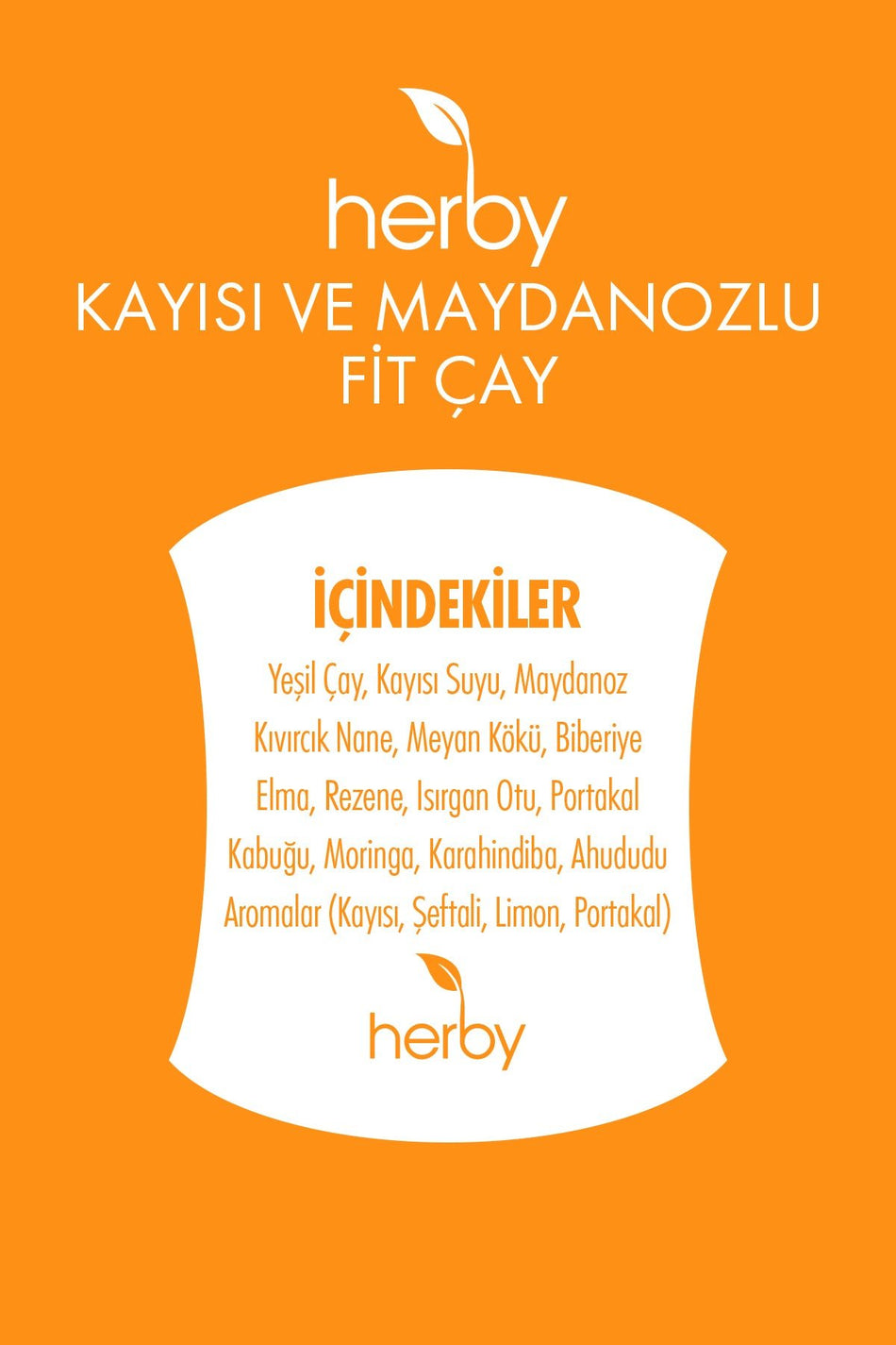 Herby 7-Day Fitness Program - Apricot and Parsley Fitness Tea (4-pack)