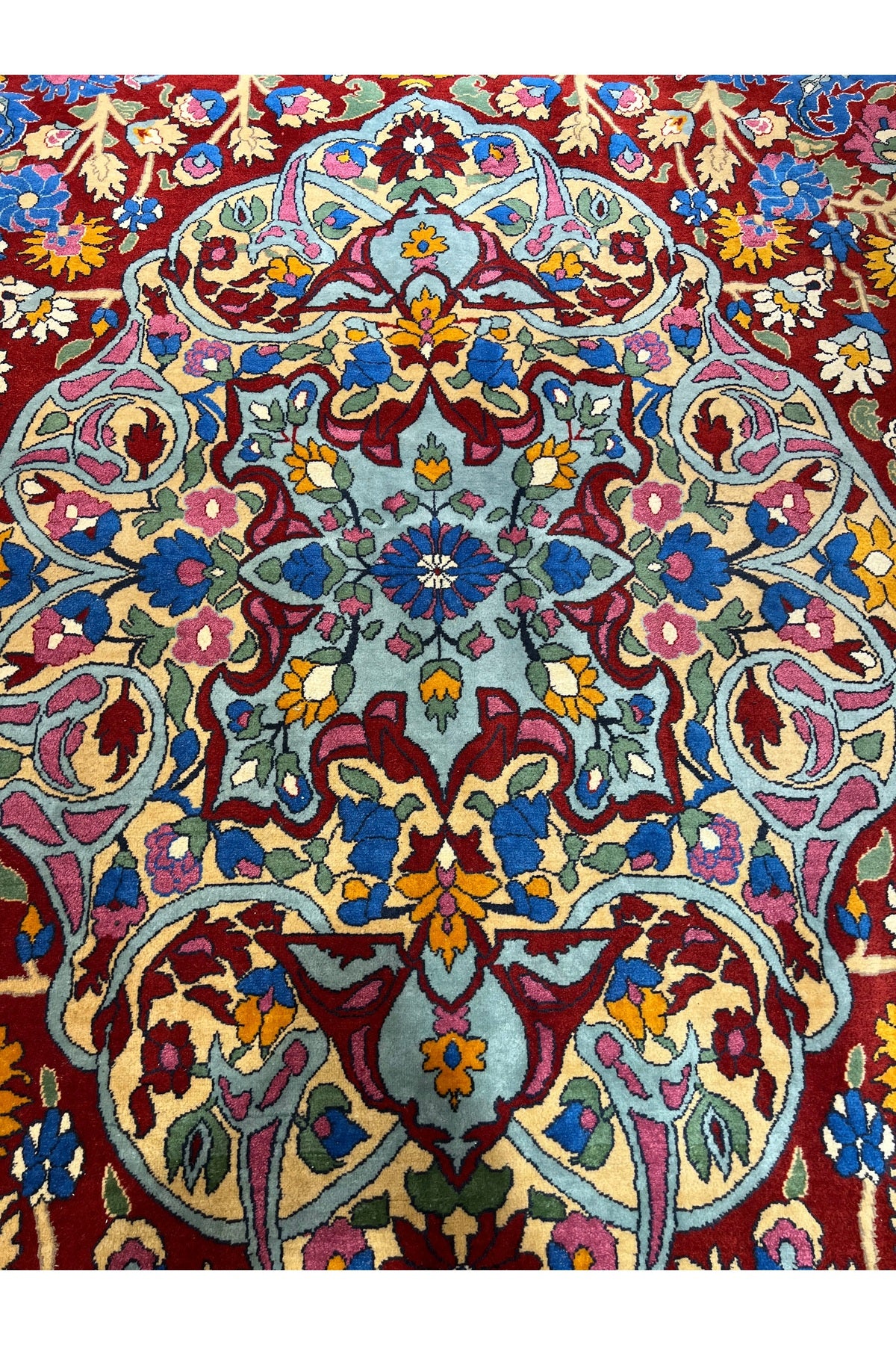 RD RAMAZAN DAG Hand Rug Art Hand-Woven Duruder Hereke Rug Rengarenk Collector Piece Size 436x300 - MALLTURK