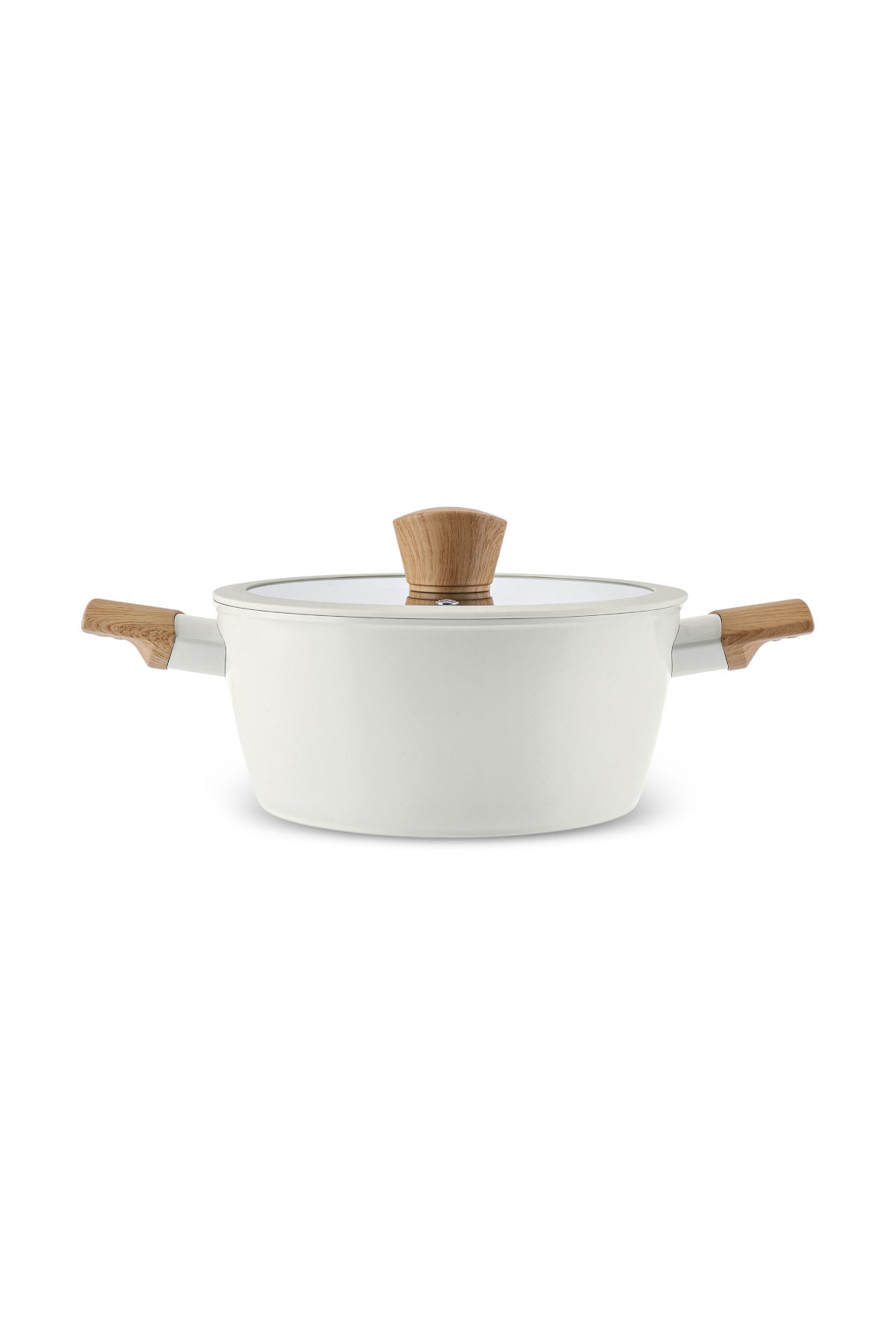 Karaca x Refika Swiss Crystal Almond 0 Yag Ile Nonstick Induction Compatible Pot - MALLTURK