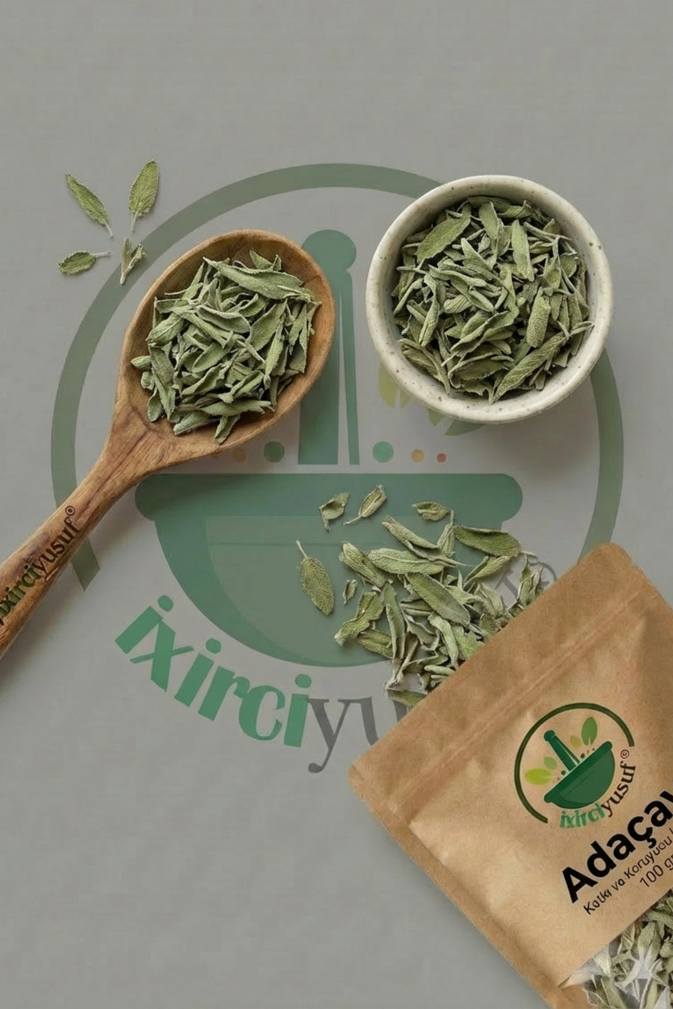 شاي الميرمية من إكسيرجي يوسف (حصاد طازج، مُنقّى) 100g / شاي الميرمية