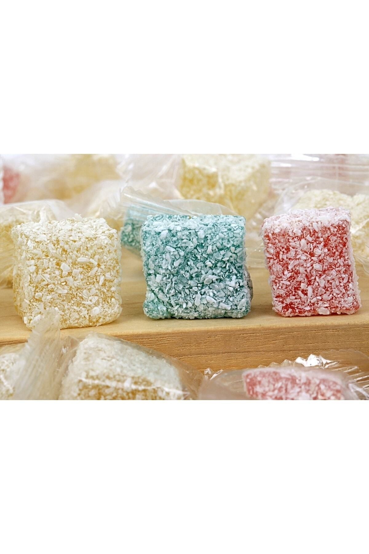 HANEZAN Assorted Fruit Flavored Turkish Delight 1 kg tek tek paketli - MALLTURK