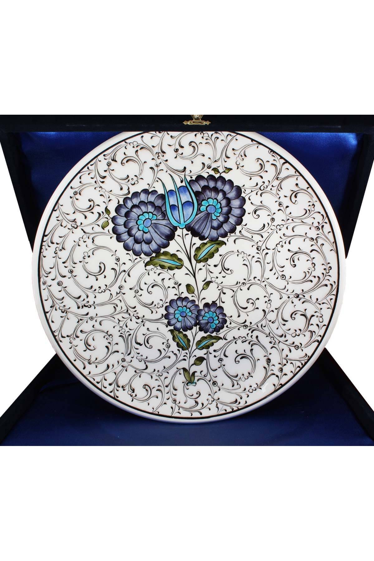 Cini Evi New Home Gift 30cm Iznik Tile Plate - MALLTURK