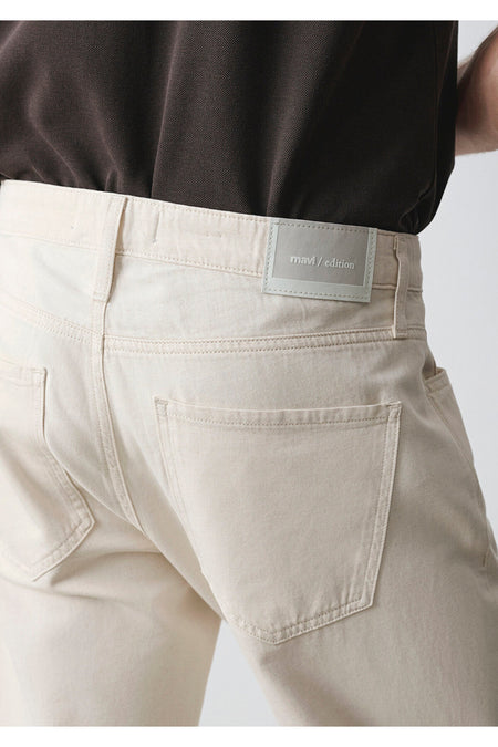 Mavi M0010039 Lisbon Edition Jean Trousers Men's Denim Pants WHiTE - MALLTURK