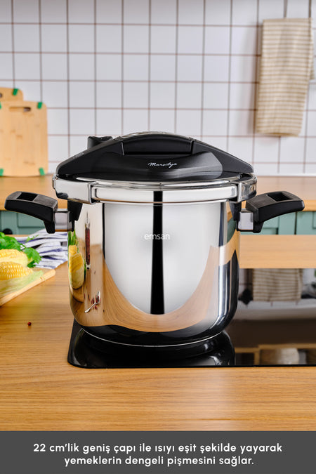 Emsan Marseille induction Base Pressure Cooker 7 Liters - MALLTURK