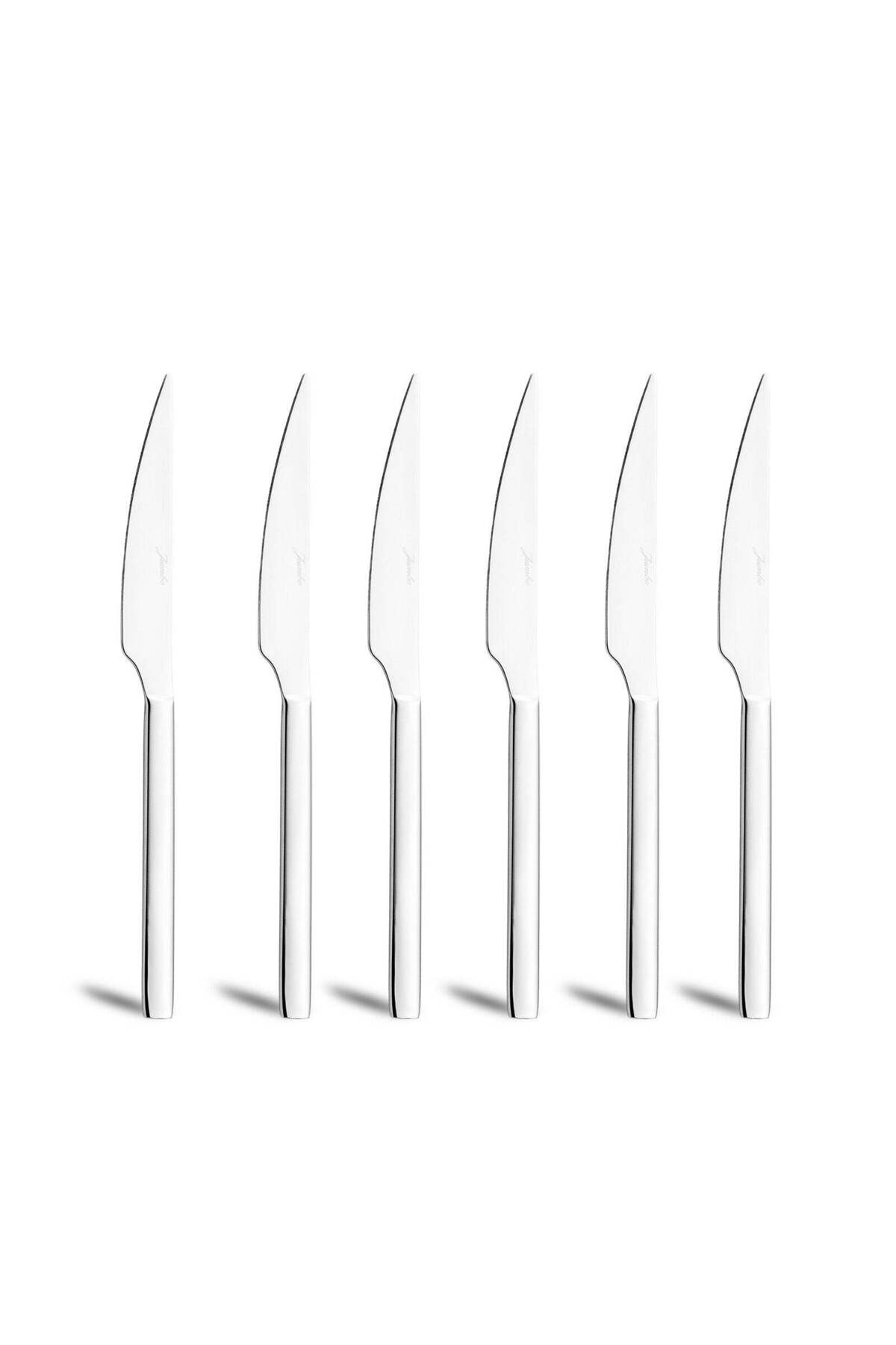 Jumbo 1800 6 Pack Steel tatli Knife Set - MALLTURK