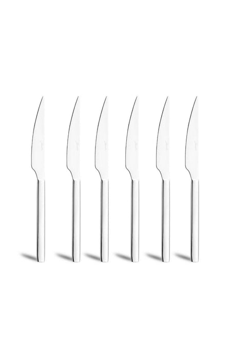 Jumbo 1800 6 Pack Steel tatli Knife Set - MALLTURK