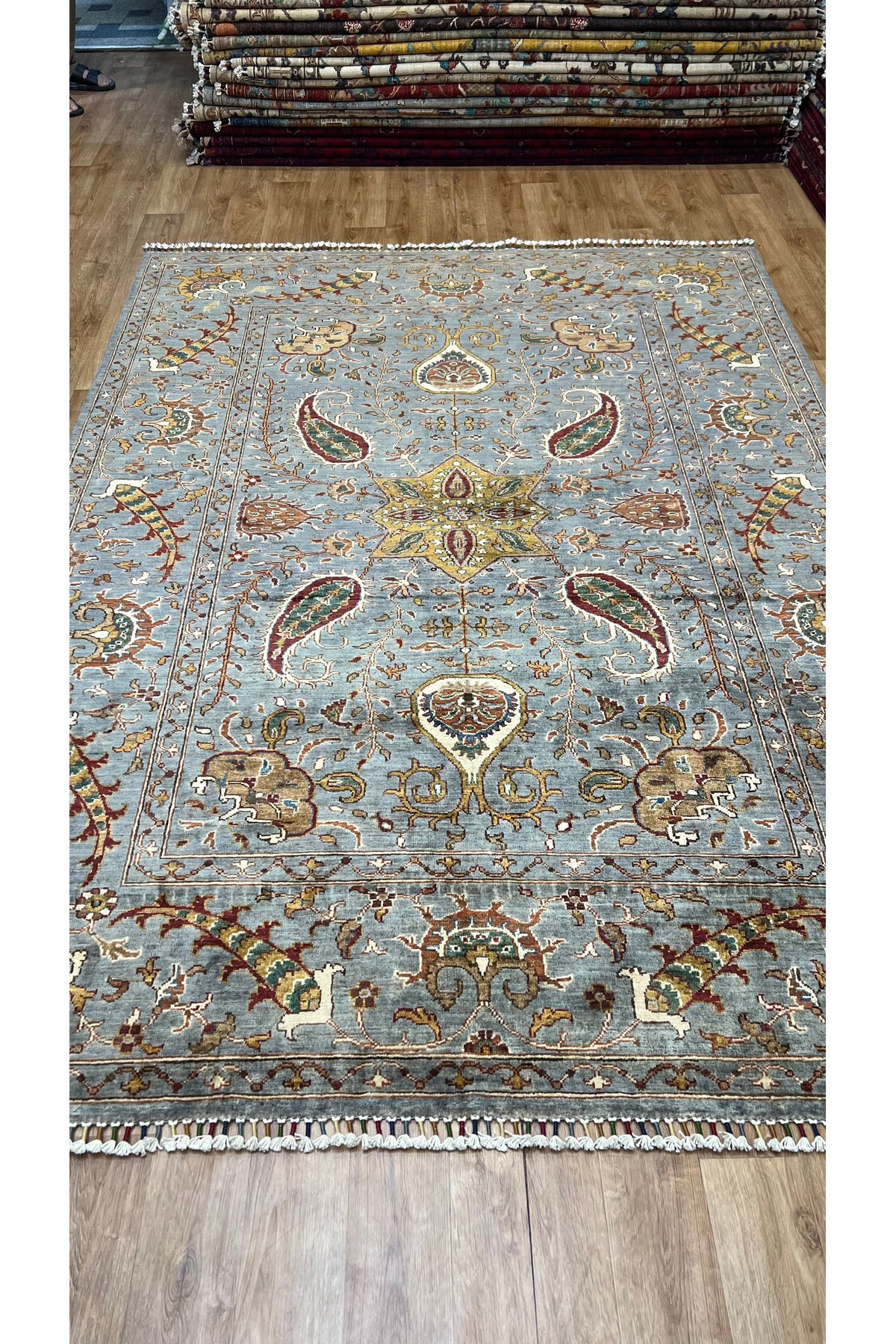 Turkmen Rug Hand-Woven Afghan Rug