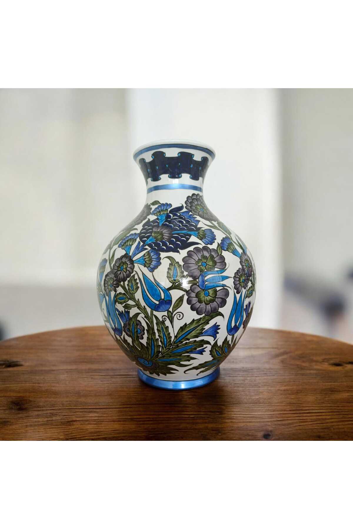 Sema ceramic handmade 30 cm ceramic vase - MALLTURK