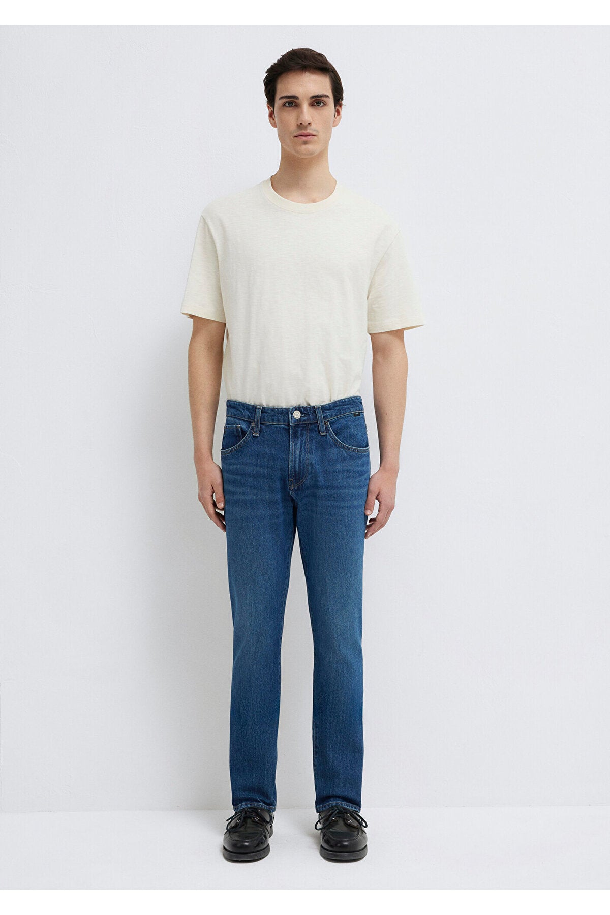 Classic Denim Dark Jeans in Mavi 0042290387 - MALLTURK